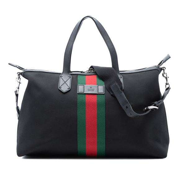 Gucci Handbags - Pre-Loved Gucci Techno Canvas Web Travel Bag